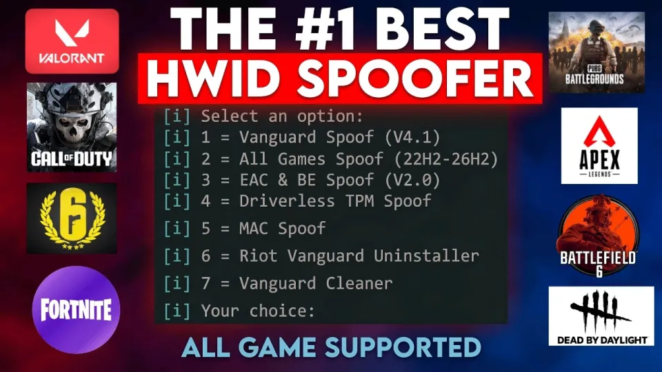 HWID Spoofer Guarantees Unbanning in Any Game with Permanent Protection